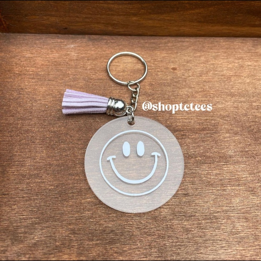Smiley Face Keychain